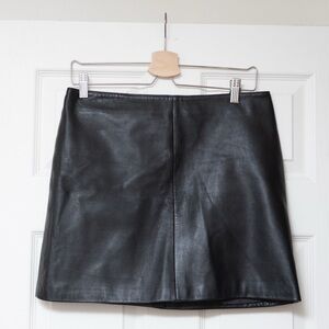 Old Navy vintage leather Mini Skirt